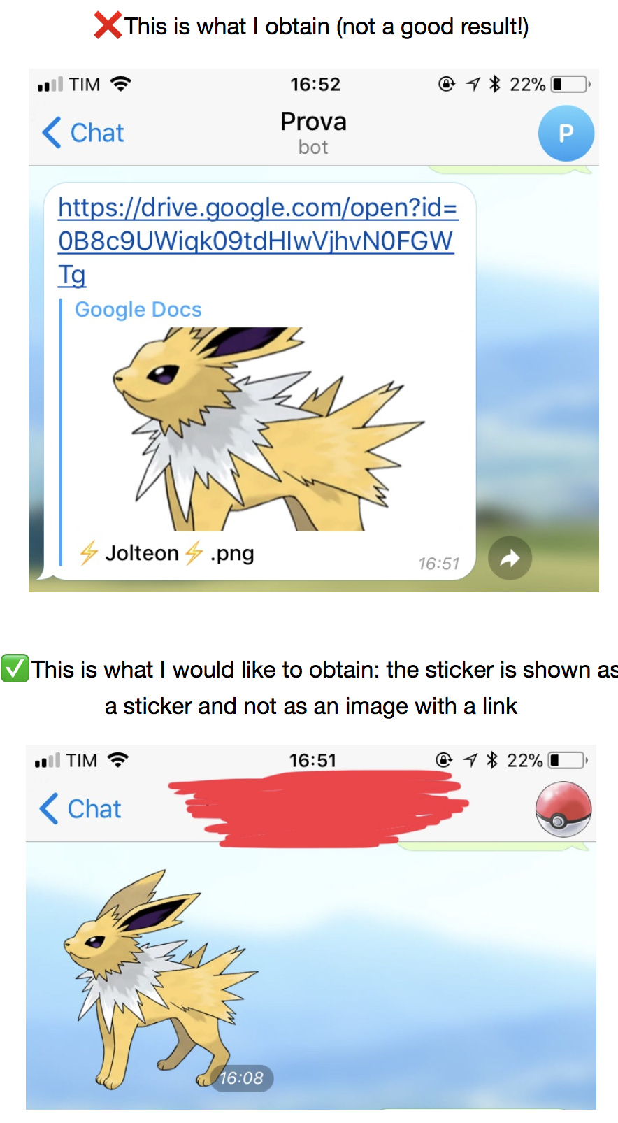 Tìm file_id sticker từ tin nhắn